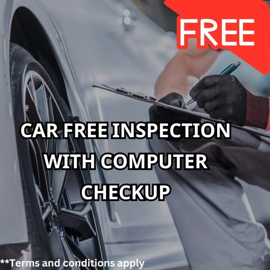 car free inspection WITH computer checkup free